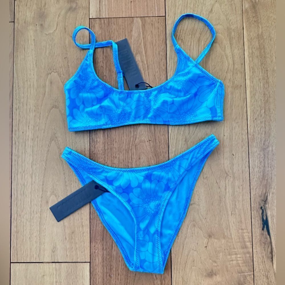 TRIANGL CHEEKY RINA - OCEAN FLORAL NO BAG NEW WITH TAGS - Picture 3 of 9